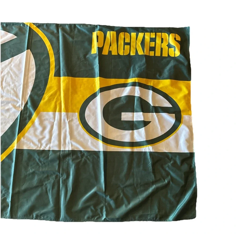 Vintage Green Bay Packers Flag Banner